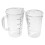 Bakers Measuring Cup Transparent 2pcs 5.3x3.5x2.6in 6