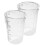 Bakers Measuring Cup Transparent 2pcs 5.3x3.5x2.6in 10