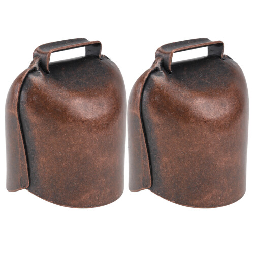 Bell Pendant Bull Bell 2pcs 2.5in 2
