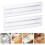 Worgeous  2 Pcs Drawer Organizer Divider Kitchen Organiser Transparent 11