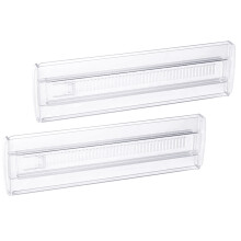 Worgeous 2 Pcs Drawer Organizer Divider Kitchen Organiser Transparent