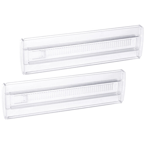 Worgeous  2 Pcs Drawer Organizer Divider Kitchen Organiser Transparent
