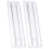 Worgeous  2 Pcs Drawer Organizer Divider Kitchen Organiser Transparent 9