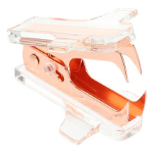 Quirky Heavy Duty Stapler Office Supplies For Desk Airpl Rose Gold