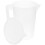 Graduated Cup Measuring Bucket Food Grade Plastic Liquid 3