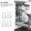 Restores Dishwasher Rack Transparent Pvc 200pcs 11