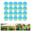 Masteelf 20 Pcs Balls Rainbow Practice Anywhere Gift For Golfers 5