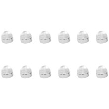 12Pcs Silver Earring Backs for Studs Durable Silicone Metal Stoppers