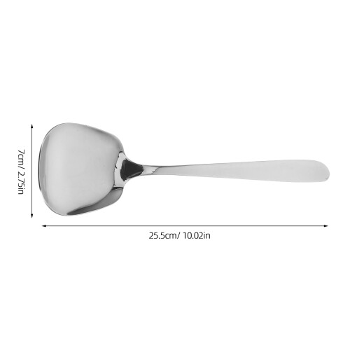Large Stainless Steel Salad Serving Spoons Silver For Kitchen 1