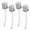 4Pièces Mèches Coton Zinc Multi Lampe À Huile Usage Varié 10