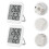 2St Met Vochtigheidsmeter En Emoticon Display 9