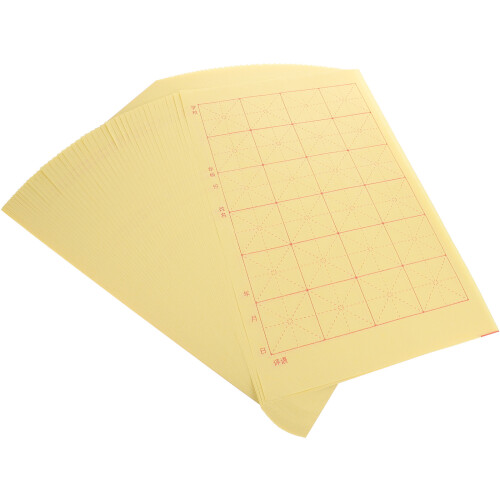 150 Sheets Chinese Caligraphy Paper Style Calligraphy Writting Grid