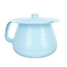 Bedroom Bucket Blue Portable Storage Pot 1pcs