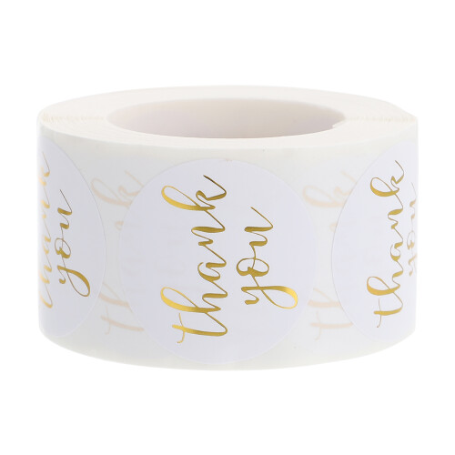 Bedankstickers Voor Geschenk Decoratie Papier 1