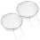 Unbranded 2 Pcs Frying Basket Potato For Stack Silver 1