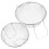 Unbranded 2 Pcs Frying Basket Potato For Stack Silver 10