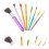 Back To School Convenient Dessert Brush Assorted Color 8pcs 10