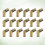 50 Pcs Hinge Brass Self-Closing Stable Fixation Travel 6