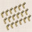 50 Pcs Hinge Brass Self-Closing Stable Fixation Travel 8
