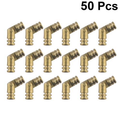 50 Pcs Hinge Brass Self-Closing Stable Fixation Travel 1