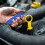 Mlins  6 Pcs Spark Plug Cable Clamp Plugs Power Supply Screws Blue 4