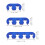 Mlins  6 Pcs Spark Plug Cable Clamp Plugs Power Supply Screws Blue 2