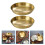2 Pcs Pickle Storage Dish Sauce Delicate Multifunction Stainless Steel 4