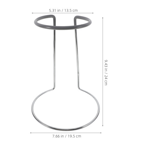 Wine Decanter Holder Grey Iron 1pack 9.4x7.7x5.3in 1