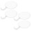 4 Pcs Folding Fan Travel Miss Foldable Handheld Collapsible Round 1