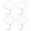 4 Pcs Folding Fan Travel Miss Foldable Handheld Collapsible Round 4