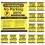Creatieve No Parking Stickers Met Duidelijke Herinnering 11