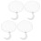 4 Pcs Folding Fan Travel Miss Foldable Handheld Collapsible Round 9