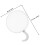4 Pcs Folding Fan Travel Miss Foldable Handheld Collapsible Round 2