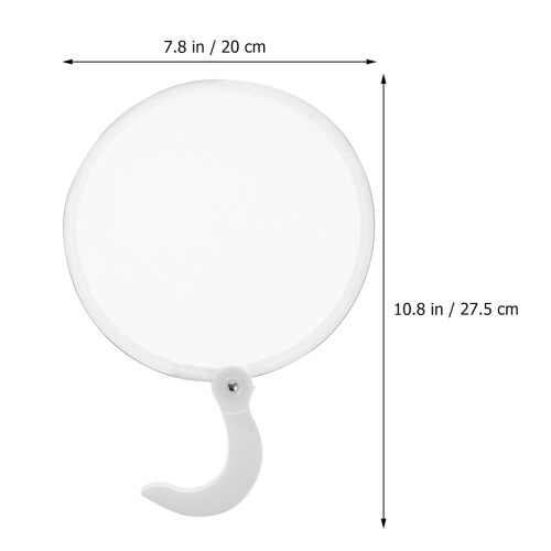 4 Pcs Folding Fan Travel Miss Foldable Handheld Collapsible Round 2