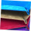 Leather Cube Tray - Foldable Hexagonal Storage Box for Buttons, Lapel Pins, and Small Items - Blue Color 5
