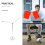 Transparent Crystal Flag Pole Mount Small Flag Holder 1pcs 7