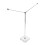 Transparent Crystal Flag Pole Mount Small Flag Holder 1pcs 6