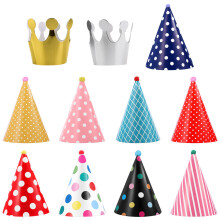 Pet Paper Hat Cat Birthday Party Hats Cone-Shaped