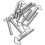 Music Stuff 10pack Silver Plastic Winding Keys For Jewelry Box 9