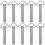 Music Stuff 10pack Silver Plastic Winding Keys For Jewelry Box 11