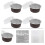20 Aluminum Foil Ramekin Cups With Lids - 125ml 4