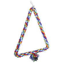 Parrot Triangle Swing Rope Bird Swings Cockatiel Toy Parakeet