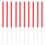 Diy Beading Needles Plastic 10pcs 6x0.1in 6