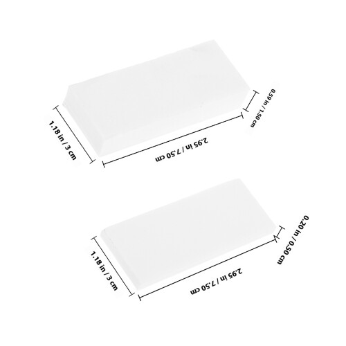 Wall Headboard Eva White 20pcs 3in 1.5in 1