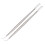 Multipurpose Eyelash Comb Eyelash Lift Perm Tool Silver 2pcs 6