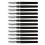 Eyelash Comb Eyelash Brush Black 12pcs For Travel 7