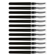 Eyelash Comb Eyelash Brush Black 12pcs For Travel