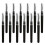 Eyelash Comb Eyelash Brush Black 12pcs For Travel 6