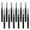 Eyelash Comb Eyelash Brush Black 12pcs For Travel 8
