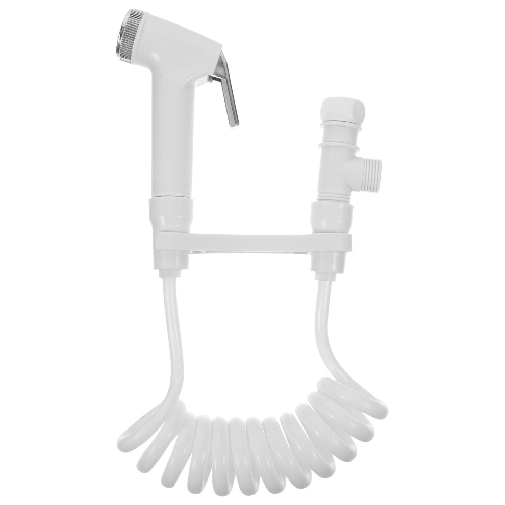 Totority White Toilets Handheld Sprayers Home Toilet Sprinkler Nozzle (White)